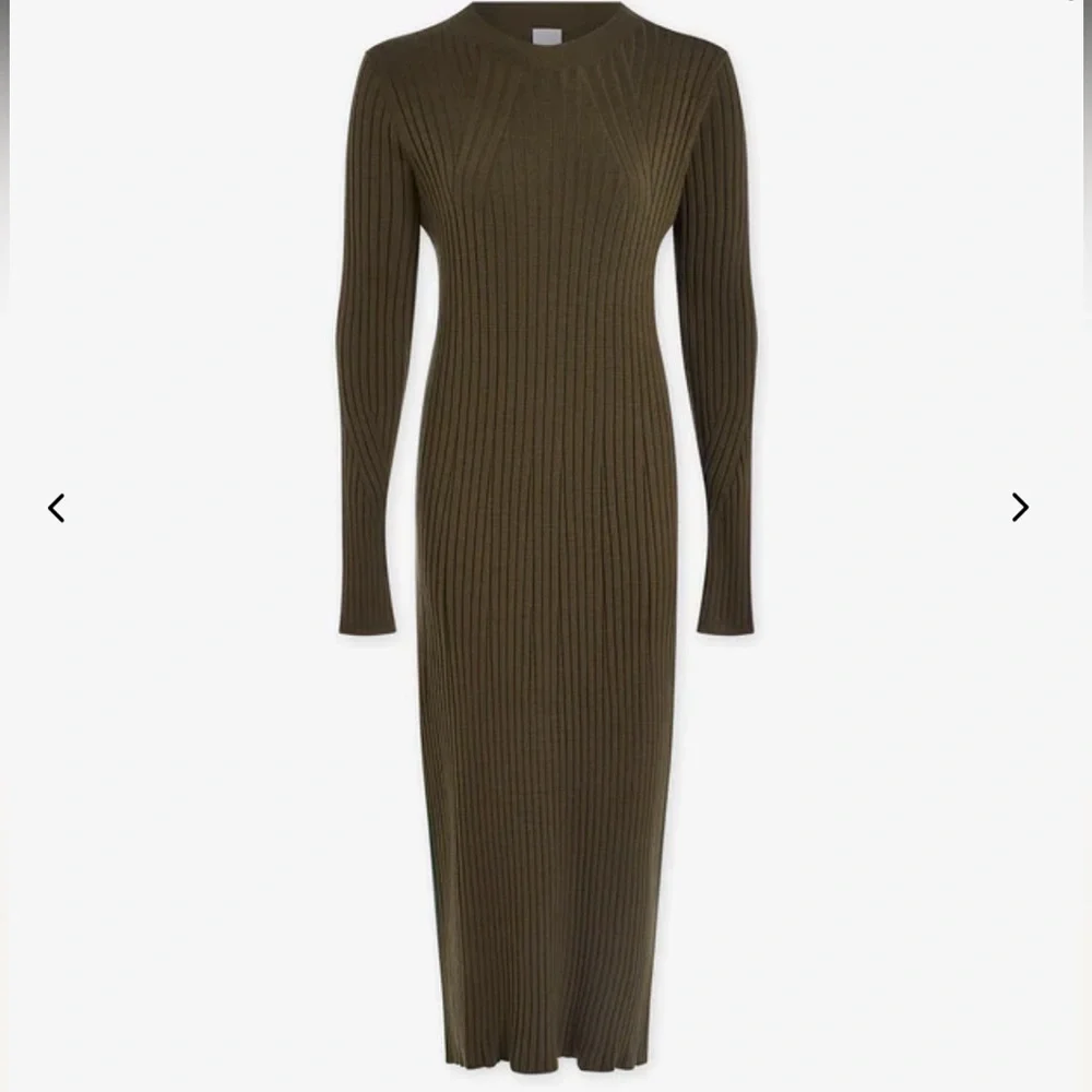 Varley Axel Rib Knit Midi Dress New With Tags - Picture 4 of 5